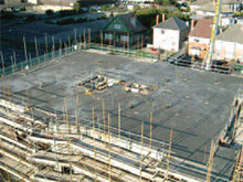 Cast top-third of walls and slab – End of Cycle.